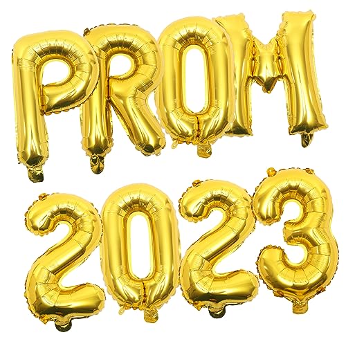 SKISUNO Graduationsballon aus Aluminiumfolie Goldene Party Dekoration mit Class Of Vielseitig für Wand Fenster und Luftdeko Sichere und Attraktive Abschlussfeier Accessoires von SKISUNO