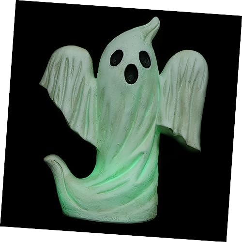 SKISUNO Halloween Geist Harz Statue Dekorative Garten Figurine Halloween Dekorationen Geist Ornament Indoor Dekorative Lampe von SKISUNO