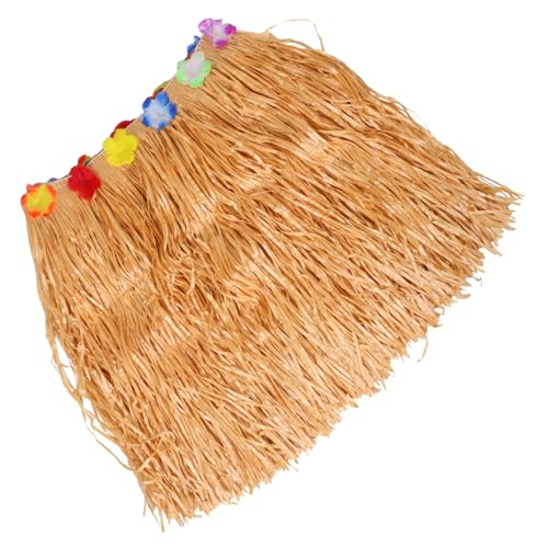 SKISUNO Hawaiian Tischrock aus Gras Dekoration für Sommerpartys Luau Events Strandfeiern Charmante Tischverkleidung für Tropische Anlässe für Feierbedarf von SKISUNO