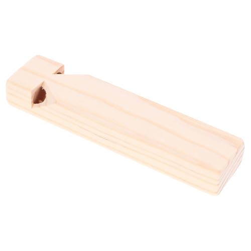 SKISUNO Holzpfeife Blasinstrument Zugpfeife Holzspielzeug Sicher Leicht Fördert Hörentwicklung Musikinstrument Partyzubehör für Jungen Mädchen von SKISUNO
