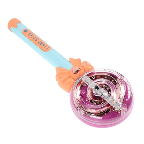 SKISUNO Leuchten Feenstab Für Kleine Mädchen Prinzessin Zauberstab Lollipop Leuchten Zauberstab Glow Fairy Zauberstab Ideal Für Cosplay- Und Party -gefälligkeiten (batterie Nicht von SKISUNO