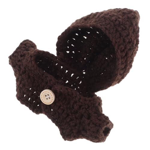 SKISUNO Mini-Puppen-Kleidung, Outfits Für Ausgestopfte Plüschtiere, Niedlicher Gestrickter Strampler Für Puppen Zum Anziehen Und Rollenspiele, Ausgestopftes Plüschtier, Anziehzubehör, 12 von SKISUNO