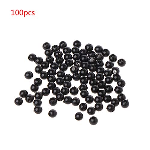 100 Stück, 3–12 mm, schwarz, für Augen, Nähperlen für Bären, gefüllt 100 Stück, 3–12 mm, schwarz, für Augen, Nähperlen für Bären, gefüllt von SKKIKHYBPO