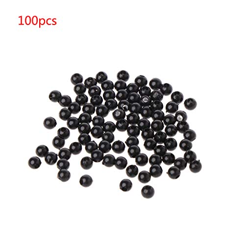 100 Stück, 3–12 mm, schwarz, für Augen, Nähperlen für Bären, gefüllt 100 Stück, 3–12 mm, schwarz, für Augen, Nähperlen für Bären, gefüllt von SKKIKHYBPO
