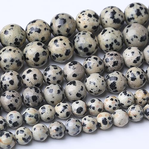 12 mm gepunktete runde lose Perlen Energiesteinperlen für Schmuckherstellung DIY Armband Halsketten von SKKIKHYBPO