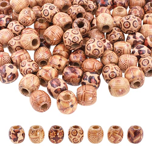 200 afrikanische Muster, großes Loch, Holzperlen für Bastelarbeiten, Makramee, DIY, Schmuck, Zöpfe, Dreadlock-Haarperlen 200 afrikanische Muster, großes Loch, Holzperlen für Bastelarbeiten, Makramee, DIY, Schmuck, Zöpfe, Dreadlock-Haarperlen von SKKIKHYBPO