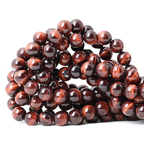 35 Stück 10 mm natürliche rote Tigerauge-Edelsteine, rund, lose Perlen für Schmuckherstellung, DIY, 1 Strang, 38,1 cm 35 Stück 10 mm natürliche rote Tigerauge-Edelsteine, rund, lose Perlen für Schmuckherstellung, DIY, 1 Strang, 38,1 cm von SKKIKHYBPO
