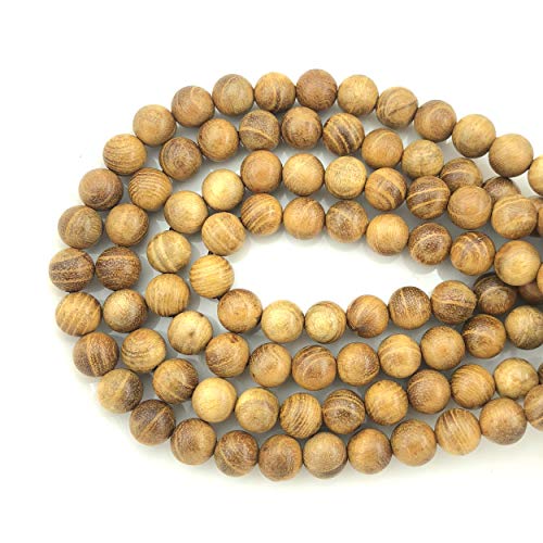 500 Stück 8 mm wunderschöne, natürliche, runde polierte Palisanderperlen für Schmuckherstellung, DIY, Handarbeit von SKKIKHYBPO