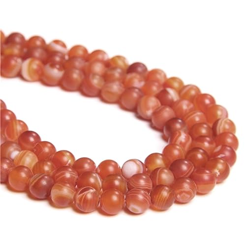 60 Stück 6 mm natürlicher matt rot gestreifter Achat rund glatt lose Abstandshalter Perlen Lochgröße 1 mm Edelstein Energieheilung DIY Perlen für Armband Halskette Schmuckherstellung 60 Stück 6 mm natürlicher matt rot gestreifter Achat rund glatt lose Abstandshalter Perlen Lochgröße 1 mm Edelstein Energieheilung DIY Perlen für Armband Halskette Schmuckherstellung von SKKIKHYBPO