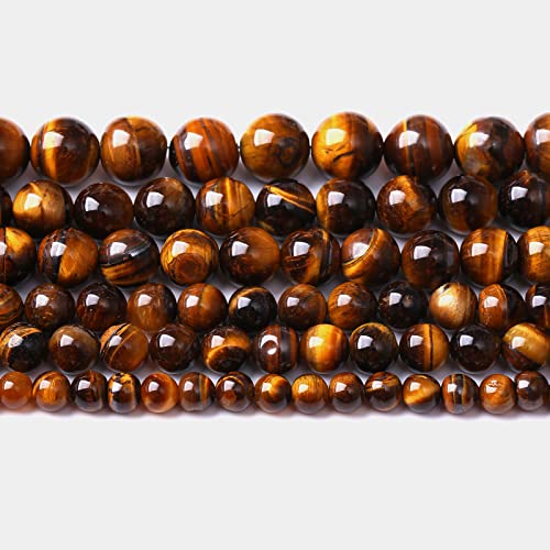 8 mm, 45 Stück, natürliche Perlen aus eisengelbem Tigerauge-Stein, für die Schmuckherstellung, heilende Energieperlen, DIY-Armband, Halskette 8 mm, 45 Stück, natürliche Perlen aus eisengelbem Tigerauge-Stein, für die Schmuckherstellung, heilende Energieperlen, DIY-Armband, Halskette von SKKIKHYBPO