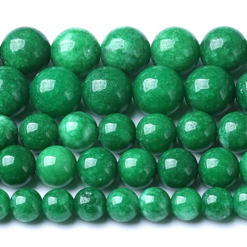 Chalcedon-Steinperlen, rund, lose Perlen für Schmuckherstellung, Armband, Halskette, 6 mm, 120 Stück, 2 Stränge, 81,3 cm von SKKIKHYBPO