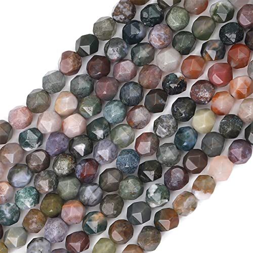 Facettierte natürliche indische Achatsteinperlen, rund, 8 mm, 36 cm/Strang, für Schmuckherstellung Facettierte natürliche indische Achatsteinperlen, rund, 8 mm, 36 cm/Strang, für Schmuckherstellung von SKKIKHYBPO