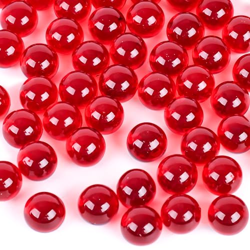 Glasmurmeln für Vasen, 0,5 kg, 1,6 cm, rote Glasperlen für Heimdekoration Glasmurmeln für Vasen, 0,5 kg, 1,6 cm, rote Glasperlen für Heimdekoration von SKKIKHYBPO