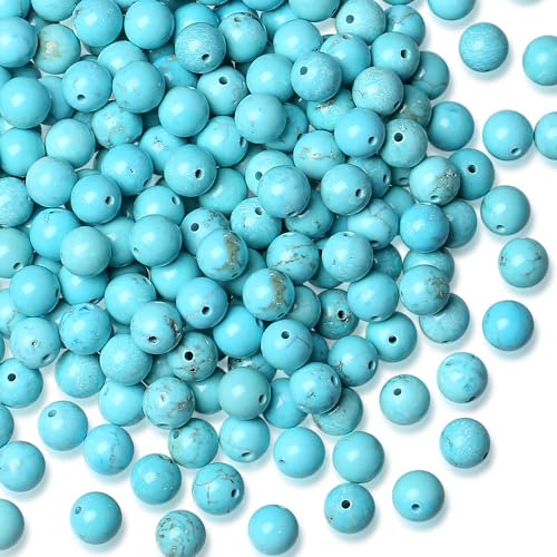 Grüner Türkis, 8 mm, natürliche Kristallperlen, Cyan, rund, Polierstein, echte Edelsteinperlen für DIY-Schmuckherstellung, 47 Stück Grüner Türkis, 8 mm, natürliche Kristallperlen, Cyan, rund, Polierstein, echte Edelsteinperlen für DIY-Schmuckherstellung, 47 Stück von SKKIKHYBPO