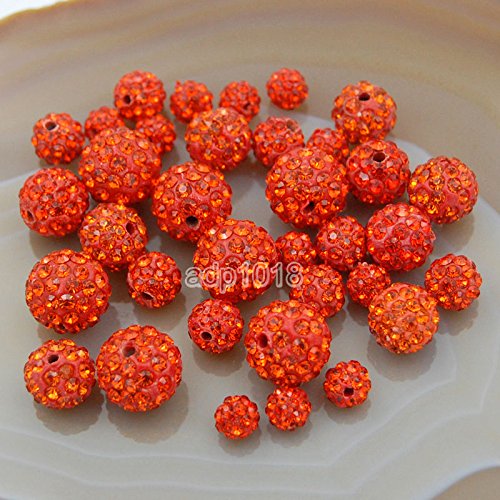 Hochwertige tschechische Kristall-Strasssteine, rund, 6 mm, 8 mm, 10 mm, 12 mm (12 mm, Hyazinthe), 30 Stück von SKKIKHYBPO