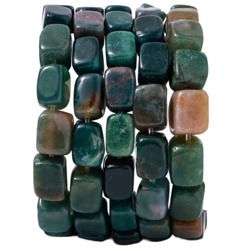 Natürliche große indische Achat-Würfelsteinperlen, 8 x 11 mm, 38 cm/Strang, loser Halbedelstein zur Herstellung von Armbändern und Halsketten Natürliche große indische Achat-Würfelsteinperlen, 8 x 11 mm, 38 cm/Strang, loser Halbedelstein zur Herstellung von Armbändern und Halsketten von SKKIKHYBPO