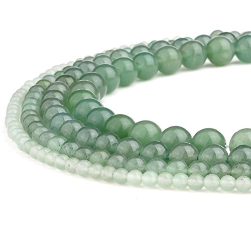 Natürlicher grüner Aventurin-Edelstein, rund, lose Perlen, Schmuckherstellung, 1 Strang, 10 mm Natürlicher grüner Aventurin-Edelstein, rund, lose Perlen, Schmuckherstellung, 1 Strang, 10 mm von SKKIKHYBPO