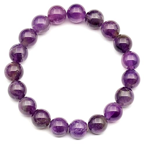 Natürliches Amethyst-Perlenarmband, echtes violettes Kristallarmband, Wassermann-Armband, elastisches Edelstein-Armband, 8 mm Perlen, Modeschmuck. Natürliches Amethyst-Perlenarmband, echtes violettes Kristallarmband, Wassermann-Armband, elastisches Edelstein-Armband, 8 mm Perlen, Modeschmuck. von SKKIKHYBPO