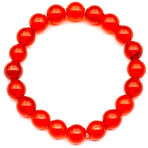 Natürliches Karneol-Perlenarmband, echtes rotes Kristallarmband, Jungfrau-Armband, elastisches Edelstein-Armband, 8 mm Perlen, Modeschmuck. Natürliches Karneol-Perlenarmband, echtes rotes Kristallarmband, Jungfrau-Armband, elastisches Edelstein-Armband, 8 mm Perlen, Modeschmuck. von SKKIKHYBPO