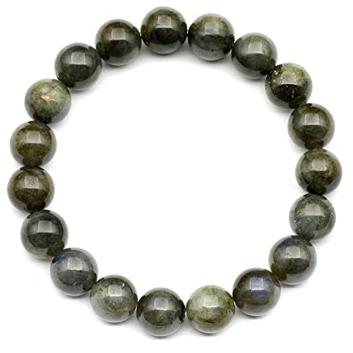 Natürliches Labradorit-Perlenarmband, echtes graues Kristallarmband, Löwe-Armband, elastisches Edelstein-Armband, 8 mm Perlen, Modeschmuck. Natürliches Labradorit-Perlenarmband, echtes graues Kristallarmband, Löwe-Armband, elastisches Edelstein-Armband, 8 mm Perlen, Modeschmuck. von SKKIKHYBPO