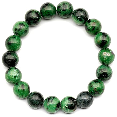 Natürliches Rubin-Zoisit-Perlenarmband, robustes Armband, echtes grünes Kristallarmband, Widder-Armband, elastisches Edelstein-Armband, 8 mm Perlen, Modeschmuck. Natürliches Rubin-Zoisit-Perlenarmband, robustes Armband, echtes grünes Kristallarmband, Widder-Armband, elastisches Edelstein-Armband, 8 mm Perlen, Modeschmuck. von SKKIKHYBPO
