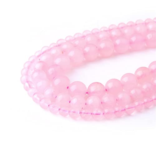 Naturstein, 10 mm, Rosenquarz, glatt, rund, lose Perlen, Energie-Edelstein, DIY, für Schmuckherstellung, Armband, Halskette, 1 Strang, 38,1 cm Naturstein, 10 mm, Rosenquarz, glatt, rund, lose Perlen, Energie-Edelstein, DIY, für Schmuckherstellung, Armband, Halskette, 1 Strang, 38,1 cm von SKKIKHYBPO