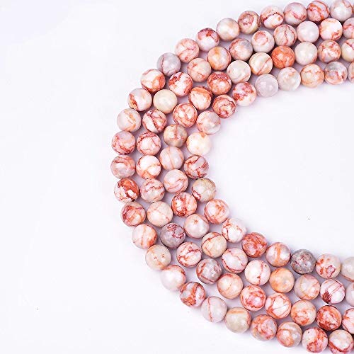 Naturstein, 8 mm, roter Netzwerkstein, rund, Kristall, Energiestein, Perlen, lose Edelsteine, DIY, glatte Perlen für Armbänder, Halsketten, Ohrringe, Schmuckherstellung Naturstein, 8 mm, roter Netzwerkstein, rund, Kristall, Energiestein, Perlen, lose Edelsteine, DIY, glatte Perlen für Armbänder, Halsketten, Ohrringe, Schmuckherstellung von SKKIKHYBPO