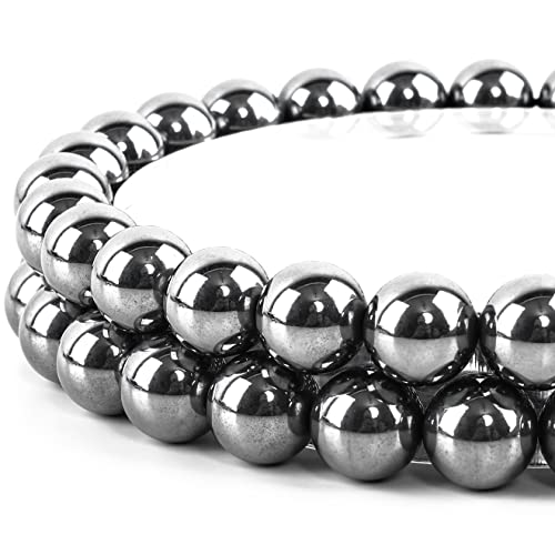 Terahertz runde Perlen, 6 mm, 60 Stück, Edelsteine für Schmuckherstellung, DIY-Armbänder, Halsketten, inklusive Kristall-Stretchschnur zum Basteln von Geschenken Terahertz runde Perlen, 6 mm, 60 Stück, Edelsteine für Schmuckherstellung, DIY-Armbänder, Halsketten, inklusive Kristall-Stretchschnur zum Basteln von Geschenken von SKKIKHYBPO