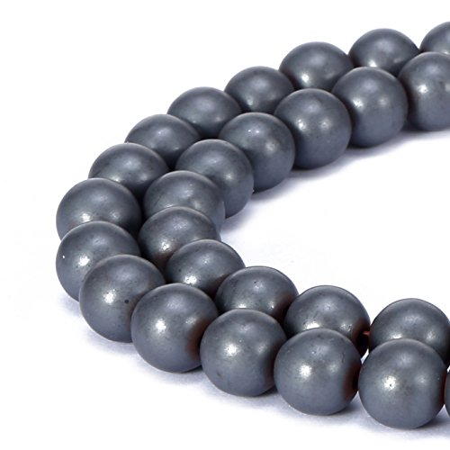 Wunderschöne, natürliche fuschiafarbene Achat-Edelstein, matt, rund, lose Perlen für Schmuckherstellung (12 mm, einheimischer Häma) von SKKIKHYBPO