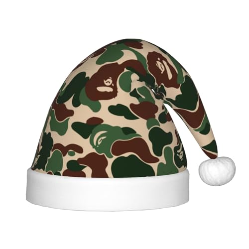 SKKNT Aniaml Weihnachtsmütze, Camouflage, grüner Druck, Weihnachtszubehör, Uni, Outdoor, Weihnachten, Partys, Geschenk, Urlaub SKKNT Aniaml Weihnachtsmütze, Camouflage, grüner Druck, Weihnachtszubehör, Uni, Outdoor, Weihnachten, Partys, Geschenk, Urlaub von SKKNT