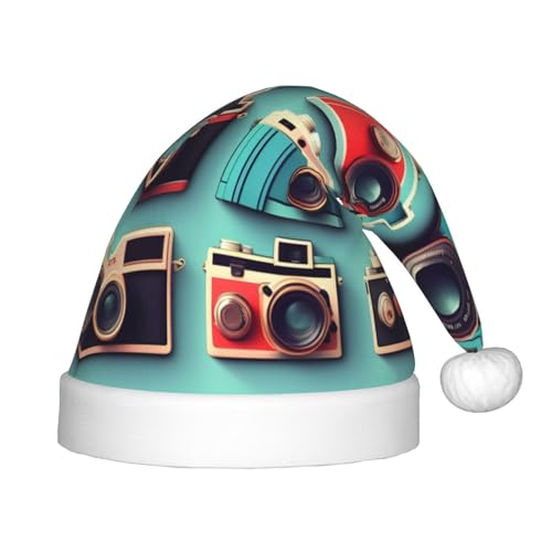 SKKNT Weihnachtsmütze im Retro-Stil, coole Kamerasammlung, Druck, Weihnachtszubehör, Uni, Outdoor, Weihnachten, Partys, Geschenk, Urlaub SKKNT Weihnachtsmütze im Retro-Stil, coole Kamerasammlung, Druck, Weihnachtszubehör, Uni, Outdoor, Weihnachten, Partys, Geschenk, Urlaub von SKKNT