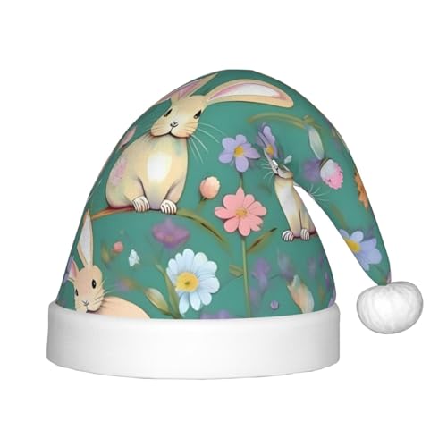 SKKNT Weihnachtsmütze mit Blumen-Hasen, Vögeln, Weihnachtszubehör, Uni, Outdoor, Weihnachten, Partys, Geschenk, Urlaub SKKNT Weihnachtsmütze mit Blumen-Hasen, Vögeln, Weihnachtszubehör, Uni, Outdoor, Weihnachten, Partys, Geschenk, Urlaub von SKKNT