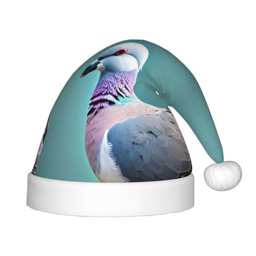 SKKNT Weihnachtsmütze mit Cartoon-Taubenmotiv, 4 Aufdruck, Uni, Outdoor-Weihnachtsfeiern, Geschenk, Urlaub SKKNT Weihnachtsmütze mit Cartoon-Taubenmotiv, 4 Aufdruck, Uni, Outdoor-Weihnachtsfeiern, Geschenk, Urlaub von SKKNT