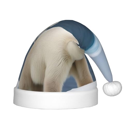 SKKNT Weihnachtsmütze mit Eisbär-Aufdruck, Weihnachtszubehör, Uni, Outdoor, Weihnachten, Partys, Geschenk, Urlaub SKKNT Weihnachtsmütze mit Eisbär-Aufdruck, Weihnachtszubehör, Uni, Outdoor, Weihnachten, Partys, Geschenk, Urlaub von SKKNT