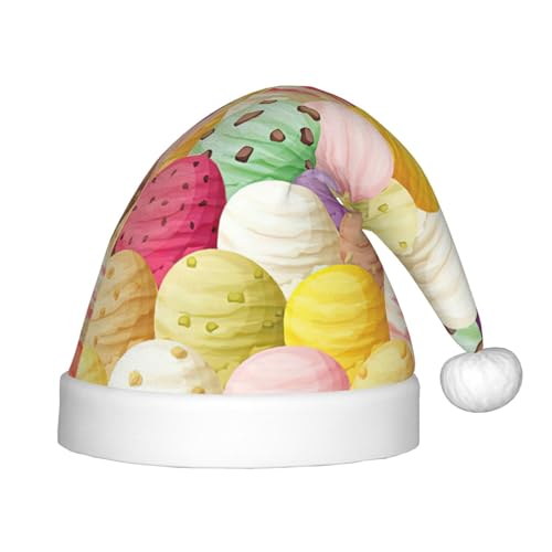SKKNT Weihnachtsmütze mit Eiscreme-Aufdruck, Weihnachtszubehör, Uni, Outdoor, Weihnachten, Partys, Geschenk, Urlaub SKKNT Weihnachtsmütze mit Eiscreme-Aufdruck, Weihnachtszubehör, Uni, Outdoor, Weihnachten, Partys, Geschenk, Urlaub von SKKNT