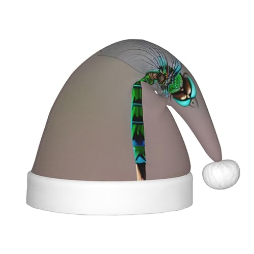 SKKNT Weihnachtsmütze mit Libellen-Aufdruck, Uni, Outdoor-Weihnachtsfeiern, Geschenk, Urlaub von SKKNT