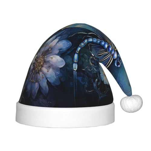 SKKNT Weihnachtsmütze mit Libellen-Druck, Uni, für den Außenbereich, Weihnachtsfeiern, Geschenk, Urlaub SKKNT Weihnachtsmütze mit Libellen-Druck, Uni, für den Außenbereich, Weihnachtsfeiern, Geschenk, Urlaub von SKKNT