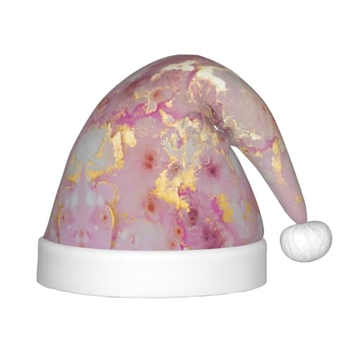 SKKNT Weihnachtsmütze mit rosa Marmor-Texturdruck, Weihnachtszubehör, Uni, Outdoor, Weihnachten, Partys, Geschenk, Urlaub SKKNT Weihnachtsmütze mit rosa Marmor-Texturdruck, Weihnachtszubehör, Uni, Outdoor, Weihnachten, Partys, Geschenk, Urlaub von SKKNT