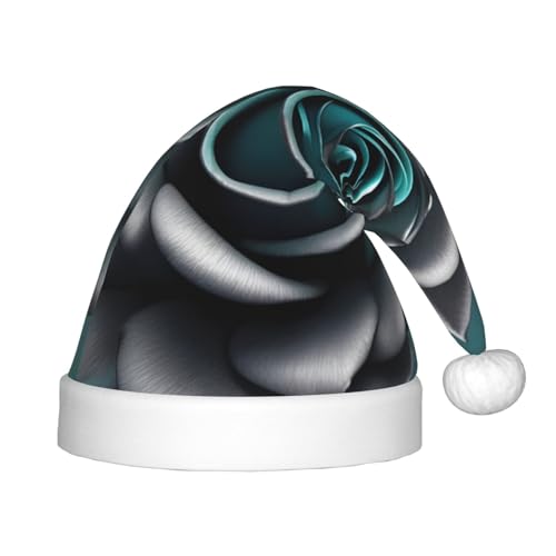 SKKNT Weihnachtsmütze mit rosafarbenem Blumendruck, Uni, für den Außenbereich, Weihnachtsfeiern, Geschenk, Urlaub von SKKNT