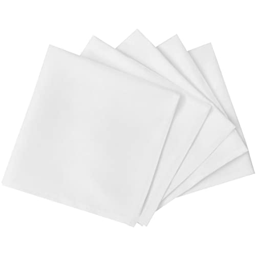 SKM 100 Dinner-Servietten Weiß 50 x 50 cm,Heim & Garten,Haushaltswäsche,Tischwäsche,Stoffservietten,Weiß,5.85 kg,130799 von SKM