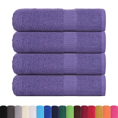 SKM Badetücher 4 STK. Lila 100x150 cm 360 g/m² 100% Baumwolle,Heim & Garten,Haushaltswäsche,Handtücher,Lila,2.32 kg,136885 SKM Badetücher 4 STK. Lila 100x150 cm 360 g/m² 100% Baumwolle,Heim & Garten,Haushaltswäsche,Handtücher,Lila,2.32 kg,136885 von SKM