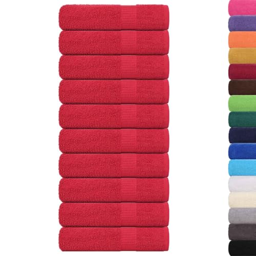 SKM Duschtücher 10 STK. Rot 70x140 cm 360 g/m² 100% Baumwolle,Heim & Garten,Haushaltswäsche,Handtücher,Rot,4.23 kg,136931 SKM Duschtücher 10 STK. Rot 70x140 cm 360 g/m² 100% Baumwolle,Heim & Garten,Haushaltswäsche,Handtücher,Rot,4.23 kg,136931 von SKM