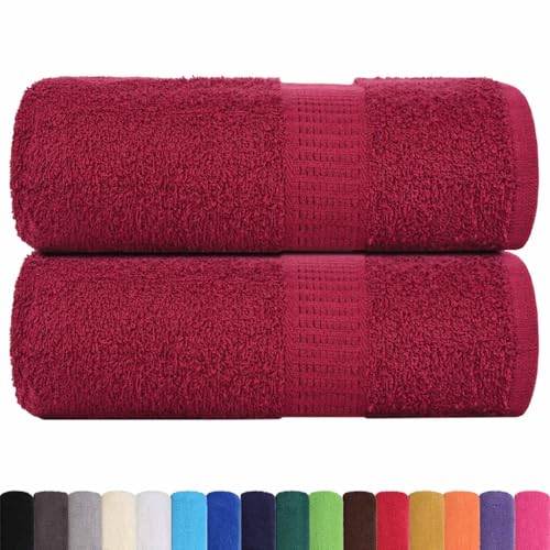 SKM Gästetücher 2 STK. Bordeauxrot 30x50 cm 360 g/m² 100% Baumwolle,Heim & Garten,Haushaltswäsche,Handtücher,Rot,0.22 kg,136731 SKM Gästetücher 2 STK. Bordeauxrot 30x50 cm 360 g/m² 100% Baumwolle,Heim & Garten,Haushaltswäsche,Handtücher,Rot,0.22 kg,136731 von SKM