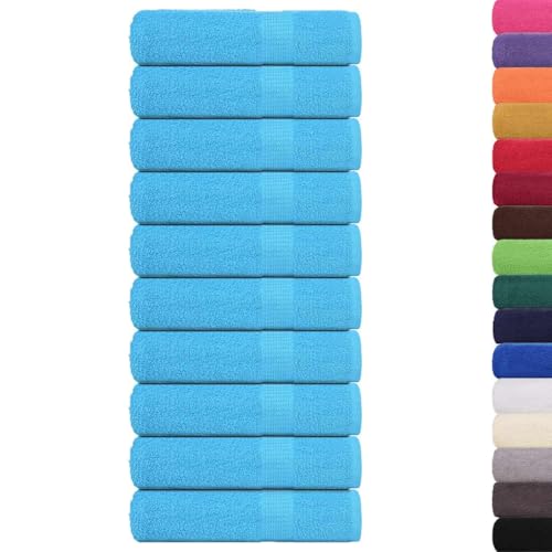 SKM Handtücher 10 STK. Türkis 50x100 cm 360 g/m² 100% Baumwolle,Heim & Garten,Haushaltswäsche,Handtücher,Türkis,2.21 kg,136976 SKM Handtücher 10 STK. Türkis 50x100 cm 360 g/m² 100% Baumwolle,Heim & Garten,Haushaltswäsche,Handtücher,Türkis,2.21 kg,136976 von SKM