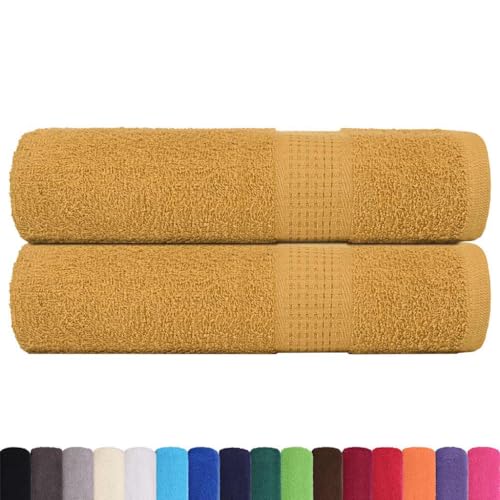 SKM Handtücher 2 STK. Golden 50x100 cm 360 g/m² 100% Baumwolle,Heim & Garten,Haushaltswäsche,Handtücher,Gold,0.49 kg,136806 SKM Handtücher 2 STK. Golden 50x100 cm 360 g/m² 100% Baumwolle,Heim & Garten,Haushaltswäsche,Handtücher,Gold,0.49 kg,136806 von SKM