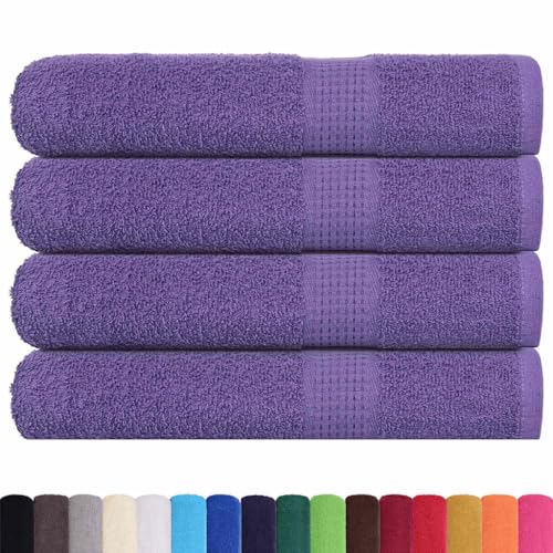 SKM Handtücher 4 STK. Lila 100x200 cm 360 g/m² 100% Baumwolle,Heim & Garten,Haushaltswäsche,Handtücher,Lila,3.1 kg,136891 SKM Handtücher 4 STK. Lila 100x200 cm 360 g/m² 100% Baumwolle,Heim & Garten,Haushaltswäsche,Handtücher,Lila,3.1 kg,136891 von SKM