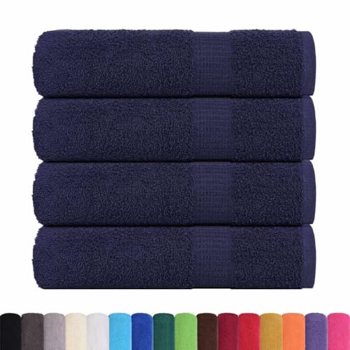 SKM Handtücher 4 STK. Marineblau 50x100 cm 360 g/m² 100% Baumwolle,Heim & Garten,Haushaltswäsche,Handtücher,Blau,0.97 kg,136783 SKM Handtücher 4 STK. Marineblau 50x100 cm 360 g/m² 100% Baumwolle,Heim & Garten,Haushaltswäsche,Handtücher,Blau,0.97 kg,136783 von SKM