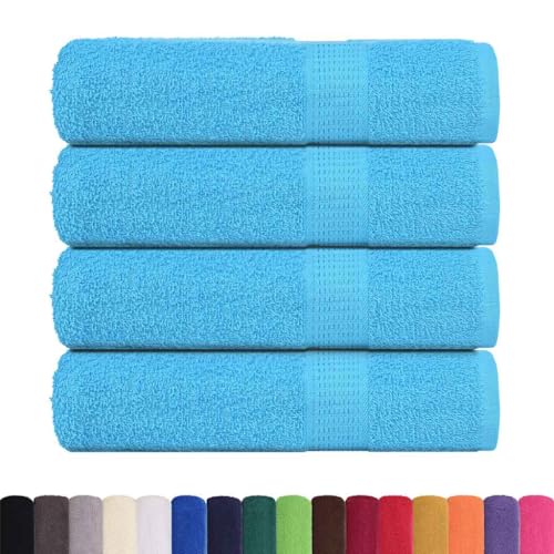 SKM Handtücher 4 STK. Türkis 50x100 cm 360 g/m² 100% Baumwolle,Heim & Garten,Haushaltswäsche,Handtücher,Türkis,0.96 kg,136975 SKM Handtücher 4 STK. Türkis 50x100 cm 360 g/m² 100% Baumwolle,Heim & Garten,Haushaltswäsche,Handtücher,Türkis,0.96 kg,136975 von SKM