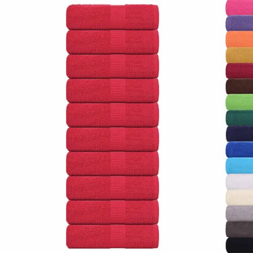 SKM Waschhandtücher 10 Stück FROGN Rot 30x30 cm 100% Baumwolle,Heim & Garten,Haushaltswäsche,Handtücher,Rot,0.5 kg,136922 SKM Waschhandtücher 10 Stück FROGN Rot 30x30 cm 100% Baumwolle,Heim & Garten,Haushaltswäsche,Handtücher,Rot,0.5 kg,136922 von SKM