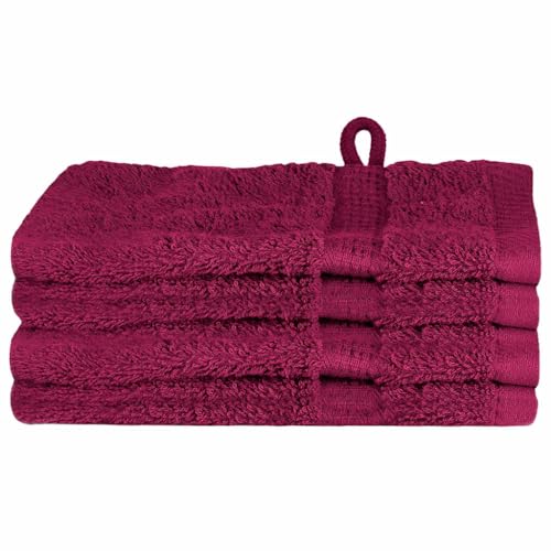 SKM Waschlappen 4 pcs Bordeauxrot Baumwolle,Heim & Garten,Haushaltswäsche,Handtücher,Rot,0.19 kg,137201 SKM Waschlappen 4 pcs Bordeauxrot Baumwolle,Heim & Garten,Haushaltswäsche,Handtücher,Rot,0.19 kg,137201 von SKM
